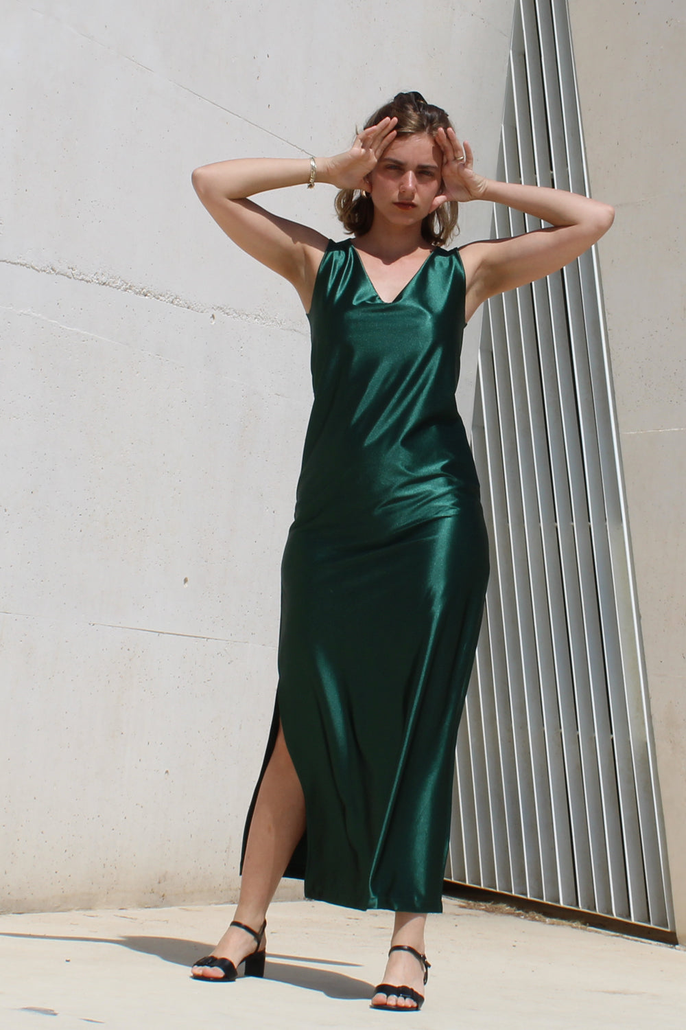 שמלת מקסי ירוקה - רמון מקסי